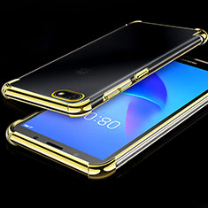 Ultra-thin Transparent TPU Soft Case Cover H01 for Huawei Y5 (2018) Gold