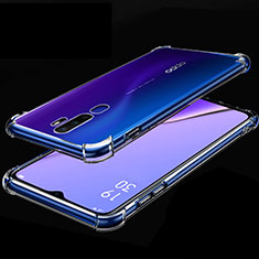 Ultra-thin Transparent TPU Soft Case Cover H01 for Oppo A11X Clear