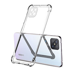 Ultra-thin Transparent TPU Soft Case Cover H01 for Oppo A92s 5G Clear