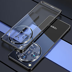 Ultra-thin Transparent TPU Soft Case Cover H01 for Oppo Find X7 5G Black