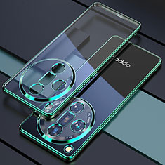 Ultra-thin Transparent TPU Soft Case Cover H01 for Oppo Find X7 5G Green