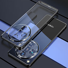 Ultra-thin Transparent TPU Soft Case Cover H01 for Oppo Find X7 Ultra 5G Black