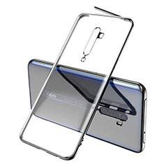Ultra-thin Transparent TPU Soft Case Cover H01 for Oppo Reno2 Black