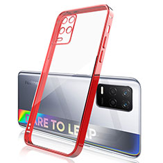 Ultra-thin Transparent TPU Soft Case Cover H01 for Realme 8s 5G Red