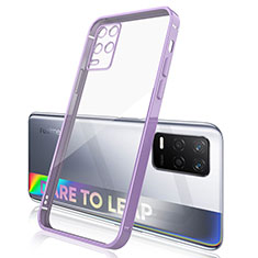 Ultra-thin Transparent TPU Soft Case Cover H01 for Realme 9 5G India Purple