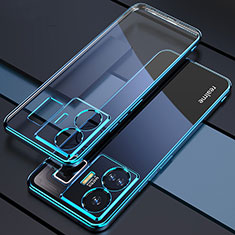 Ultra-thin Transparent TPU Soft Case Cover H01 for Realme GT Neo6 5G Blue