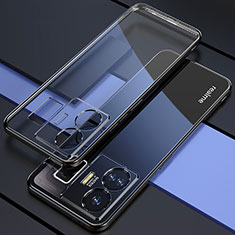 Ultra-thin Transparent TPU Soft Case Cover H01 for Realme GT3 5G Black