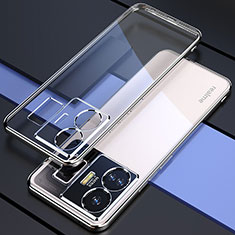 Ultra-thin Transparent TPU Soft Case Cover H01 for Realme GT5 5G Silver