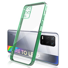 Ultra-thin Transparent TPU Soft Case Cover H01 for Realme Narzo 30 5G Green