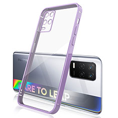 Ultra-thin Transparent TPU Soft Case Cover H01 for Realme Narzo 30 5G Purple