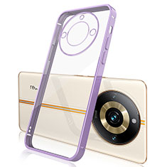 Ultra-thin Transparent TPU Soft Case Cover H01 for Realme Narzo 60 5G Purple