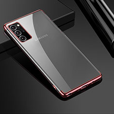 Ultra-thin Transparent TPU Soft Case Cover H01 for Samsung Galaxy Note 20 Ultra 5G Rose Gold