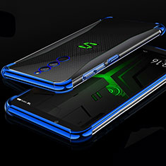 Ultra-thin Transparent TPU Soft Case Cover H01 for Xiaomi Black Shark Helo Blue