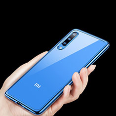 Ultra-thin Transparent TPU Soft Case Cover H01 for Xiaomi Mi 9 SE Blue