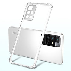 Ultra-thin Transparent TPU Soft Case Cover H01 for Xiaomi Redmi 10 4G Clear