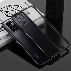 Ultra-thin Transparent TPU Soft Case Cover H01 for Xiaomi Redmi Note 10T 5G Black