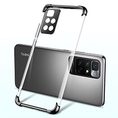 Ultra-thin Transparent TPU Soft Case Cover H01 for Xiaomi Redmi Note 11 4G (2021) Black