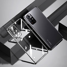 Ultra-thin Transparent TPU Soft Case Cover H01 for Xiaomi Redmi Note 11 5G Black
