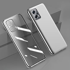 Ultra-thin Transparent TPU Soft Case Cover H01 for Xiaomi Redmi Note 11T Pro 5G Silver