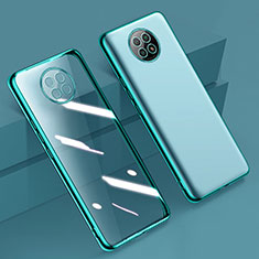 Ultra-thin Transparent TPU Soft Case Cover H01 for Xiaomi Redmi Note 9 5G Green