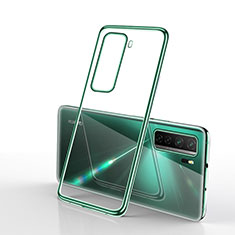 Ultra-thin Transparent TPU Soft Case Cover H02 for Huawei Nova 7 SE 5G Green