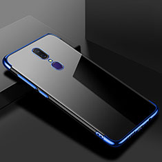 Ultra-thin Transparent TPU Soft Case Cover H02 for Oppo A9X Blue