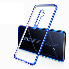 Ultra-thin Transparent TPU Soft Case Cover H02 for Oppo Reno2 Z Blue