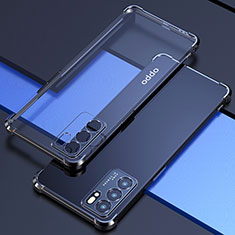 Ultra-thin Transparent TPU Soft Case Cover H02 for Oppo Reno6 5G Black