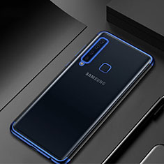 Ultra-thin Transparent TPU Soft Case Cover H02 for Samsung Galaxy A9s Blue