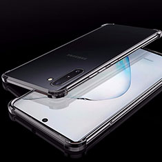 Ultra-thin Transparent TPU Soft Case Cover H02 for Samsung Galaxy Note 10 Black