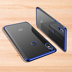 Ultra-thin Transparent TPU Soft Case Cover H02 for Xiaomi Mi Mix 3 Blue