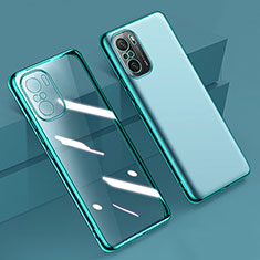 Ultra-thin Transparent TPU Soft Case Cover H02 for Xiaomi Poco F3 5G Green