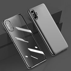 Ultra-thin Transparent TPU Soft Case Cover H02 for Xiaomi Poco F3 GT 5G Black