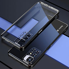 Ultra-thin Transparent TPU Soft Case Cover H02 for Xiaomi Poco M4 Pro 5G Black