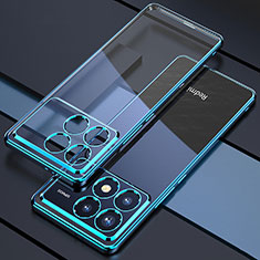 Ultra-thin Transparent TPU Soft Case Cover H02 for Xiaomi Redmi K70 Pro 5G Blue