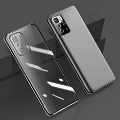 Ultra-thin Transparent TPU Soft Case Cover H02 for Xiaomi Redmi Note 10 Pro 5G Black