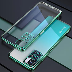 Ultra-thin Transparent TPU Soft Case Cover H02 for Xiaomi Redmi Note 11 5G Green