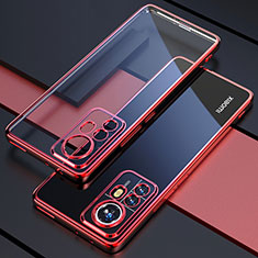 Ultra-thin Transparent TPU Soft Case Cover H02 for Xiaomi Redmi Note 12S Red