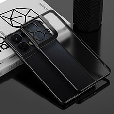 Ultra-thin Transparent TPU Soft Case Cover H02 for Xiaomi Redmi Note 13 Pro 5G Black