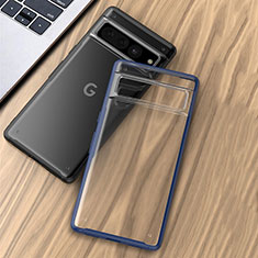 Ultra-thin Transparent TPU Soft Case Cover H03 for Google Pixel 7 Pro 5G Blue