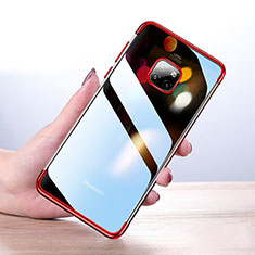 Ultra-thin Transparent TPU Soft Case Cover H03 for Huawei Mate 20 Pro Red