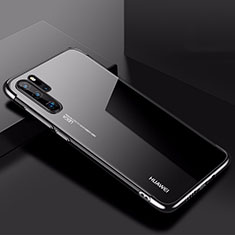 Ultra-thin Transparent TPU Soft Case Cover H03 for Huawei P30 Pro New Edition Black