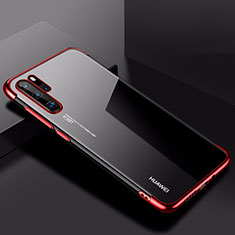 Ultra-thin Transparent TPU Soft Case Cover H03 for Huawei P30 Pro New Edition Red