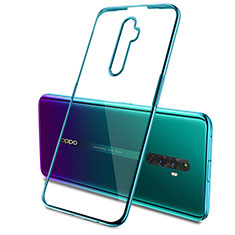 Ultra-thin Transparent TPU Soft Case Cover H03 for Oppo Reno2 Z Green