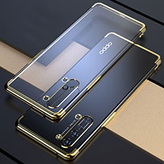 Ultra-thin Transparent TPU Soft Case Cover H03 for Oppo Reno3 Gold