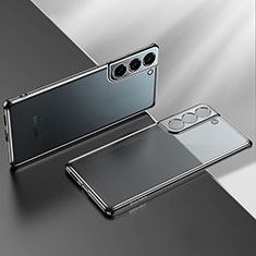 Ultra-thin Transparent TPU Soft Case Cover H03 for Samsung Galaxy S25 Plus 5G Black