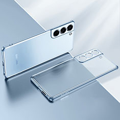 Ultra-thin Transparent TPU Soft Case Cover H03 for Samsung Galaxy S25 Plus 5G Sky Blue