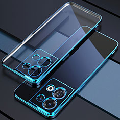 Ultra-thin Transparent TPU Soft Case Cover H03 for Xiaomi Redmi Note 13 Pro 5G Blue