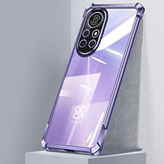 Ultra-thin Transparent TPU Soft Case Cover H04 for Huawei Nova 8 Pro 5G Purple