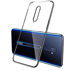 Ultra-thin Transparent TPU Soft Case Cover H04 for Oppo Reno2 Black
